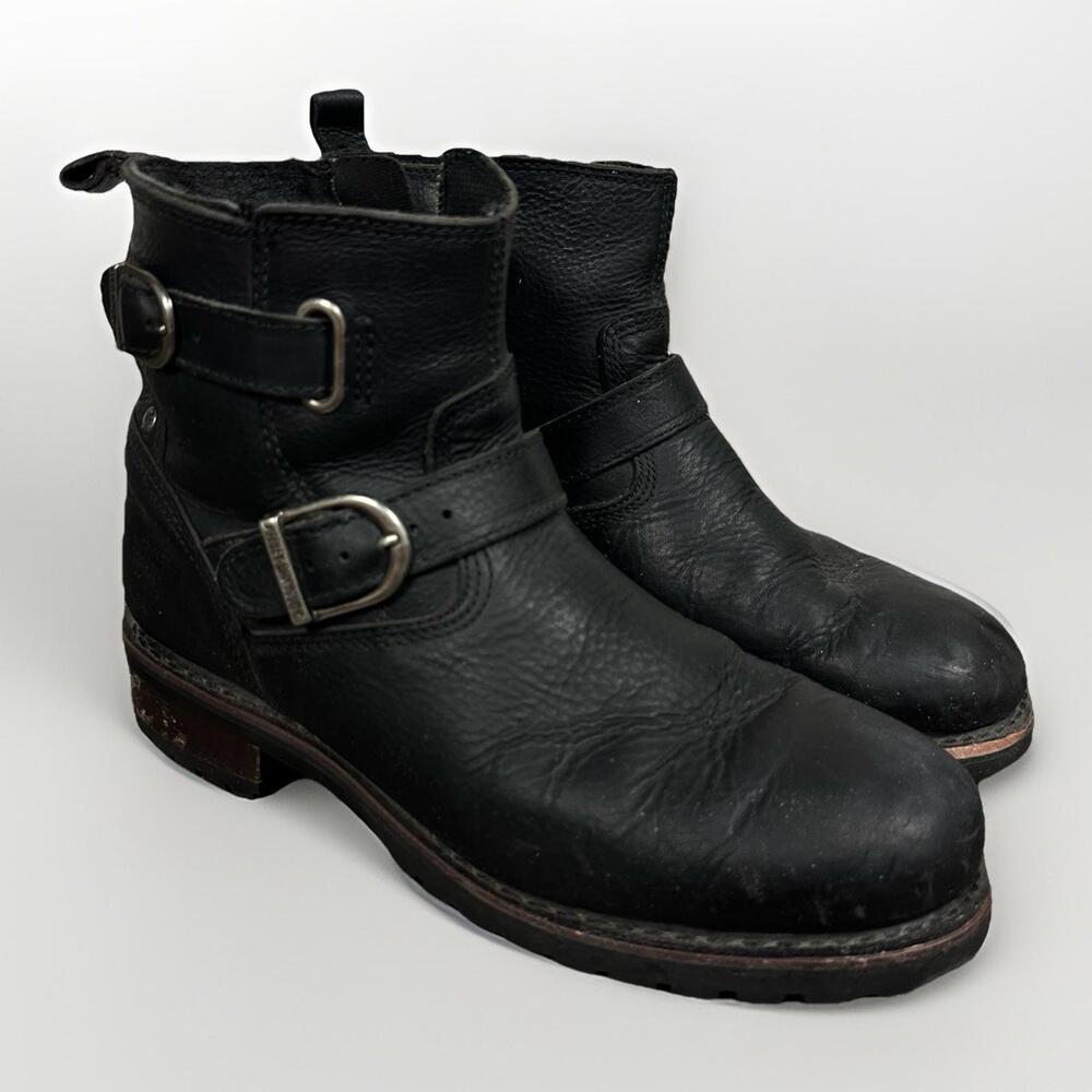 Harley Davidson Men's Scout Black Harness Motorcycle Riding Boots 95004 US 10.5